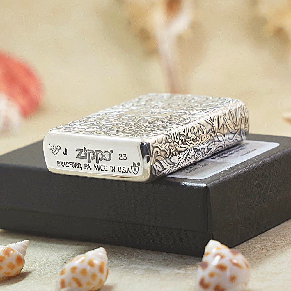 Zippo Silver-Plated Arabesque 162- DS202