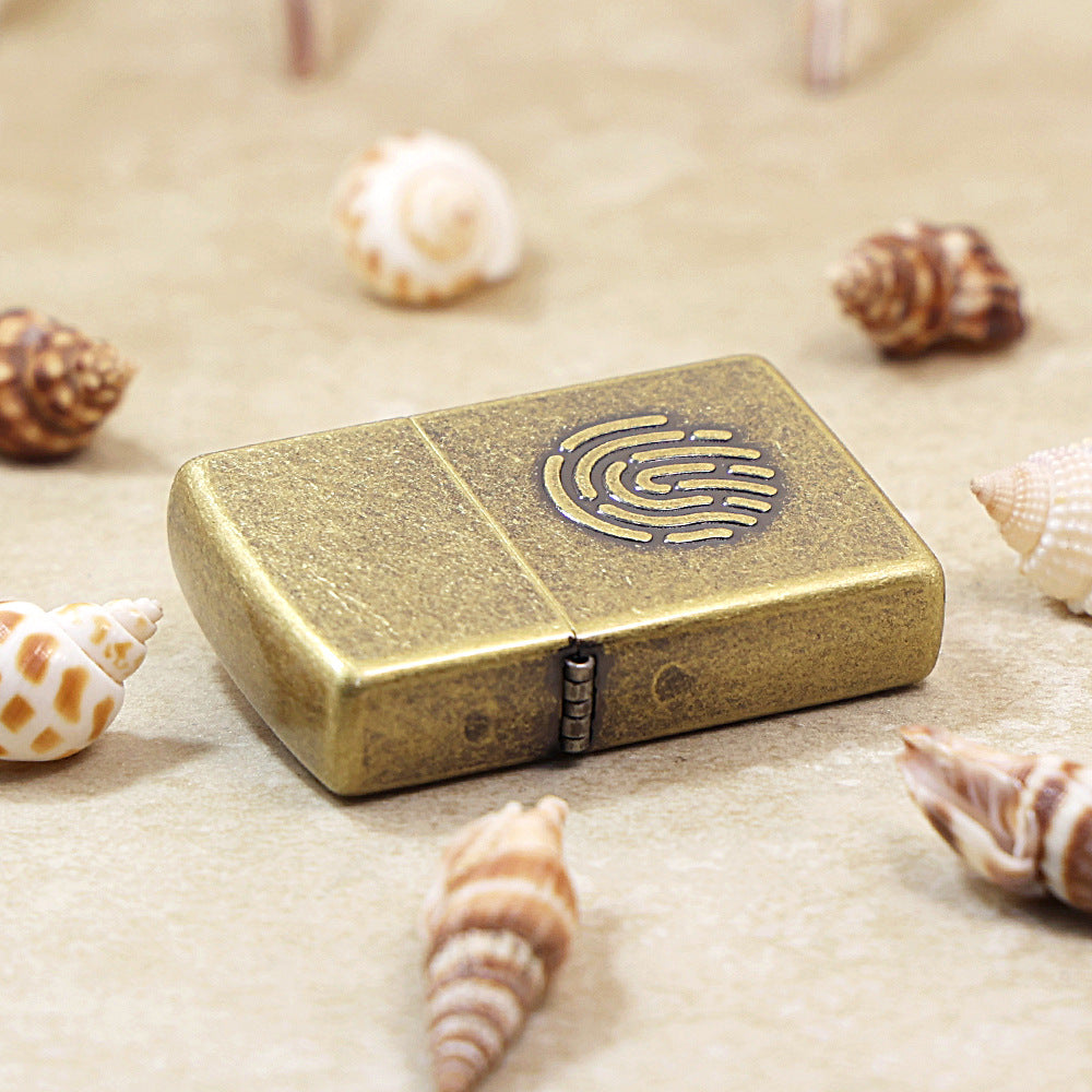 Zippo Vintage Bronze Fingerprint Code - DS80