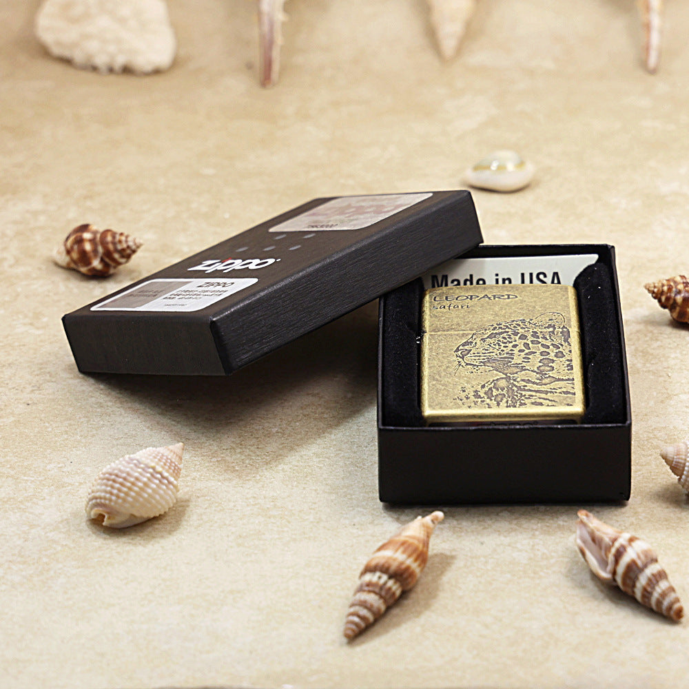 Zippo Vintage Bronze Leopard (Safari Series) - KR11