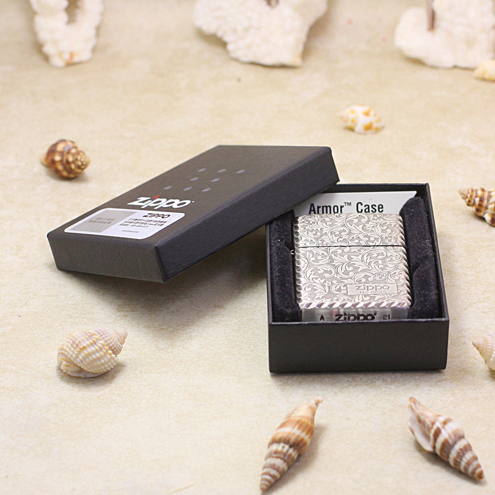 Zippo Vintage Argent Double-Sided Arabesque (Qianyu Studio) - 162-DS09