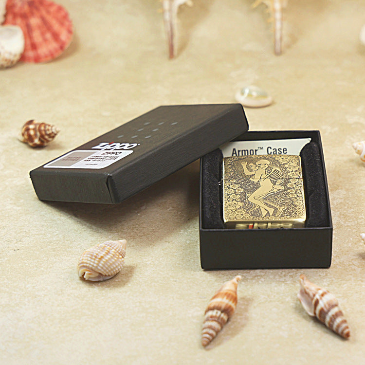 Zippo Heavy-duty Vintage Bronze 'Eternal Embrace' - CC23