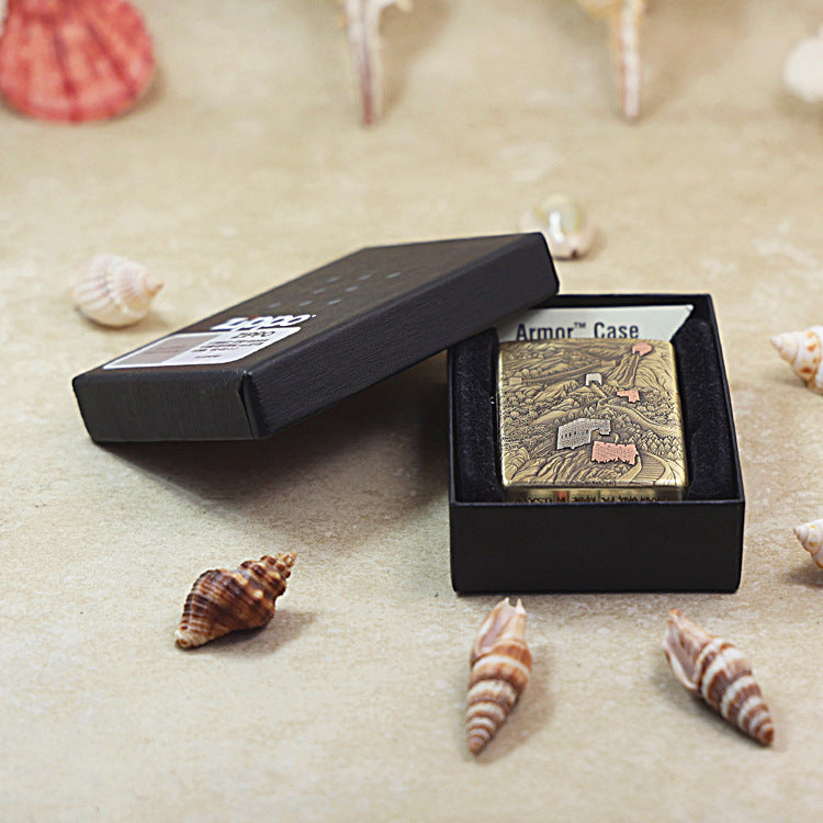 Zippo Heavy-duty Vintage Bronze Majestic Great Wall - CC86