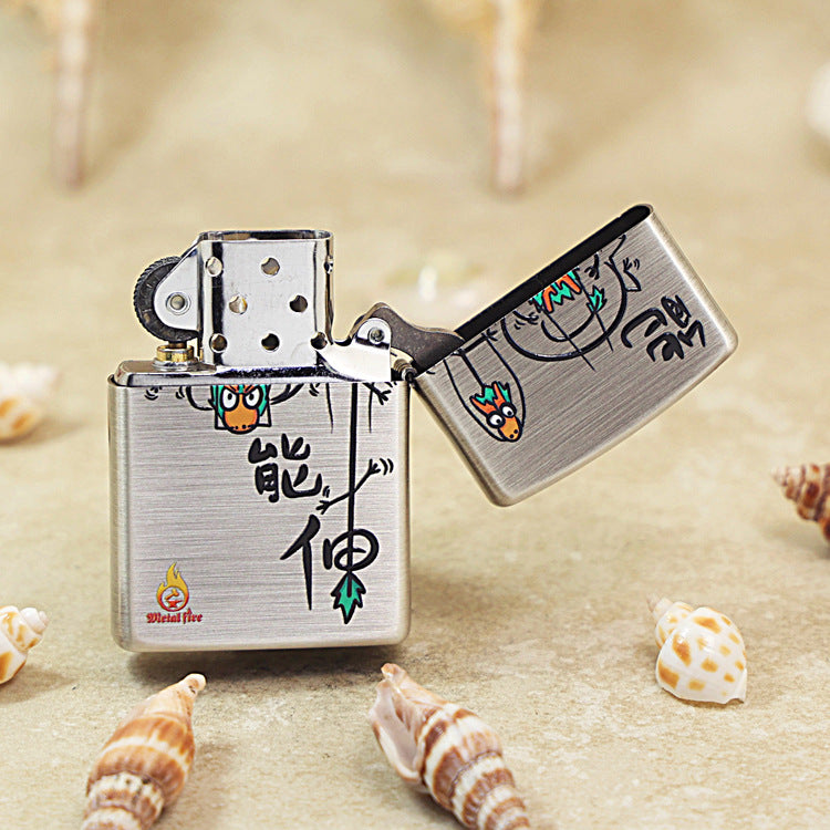 Zippo Textured Smoked Steel 'Can Bend and Can Stretch' - DS132