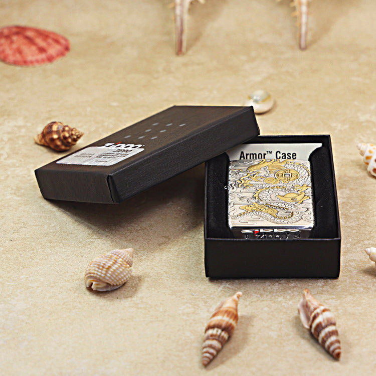 Zippo 'Dragon Brings Wealth' Intricate Carve - DS110