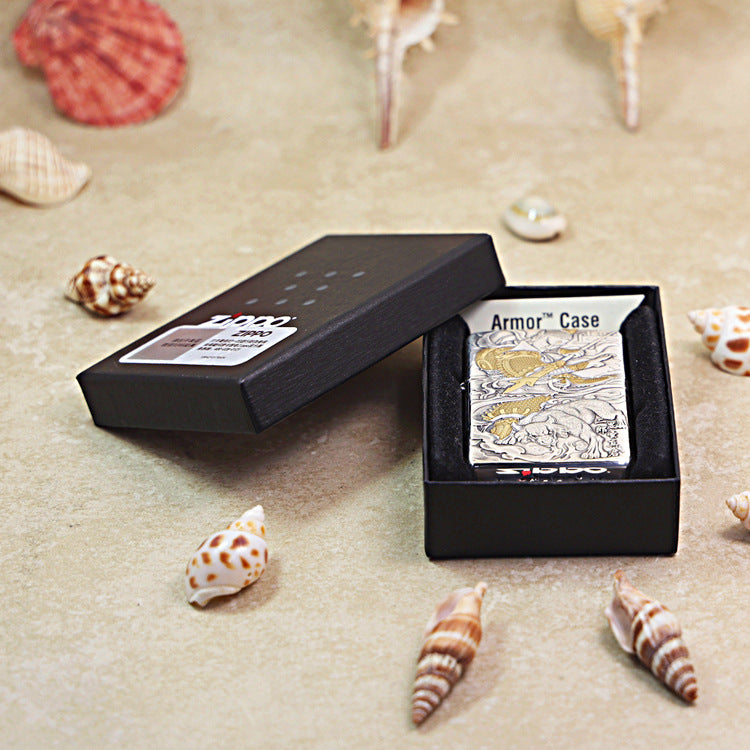 Zippo Dual-Finish Erlang Shen & Howling Dog - 162-DS95