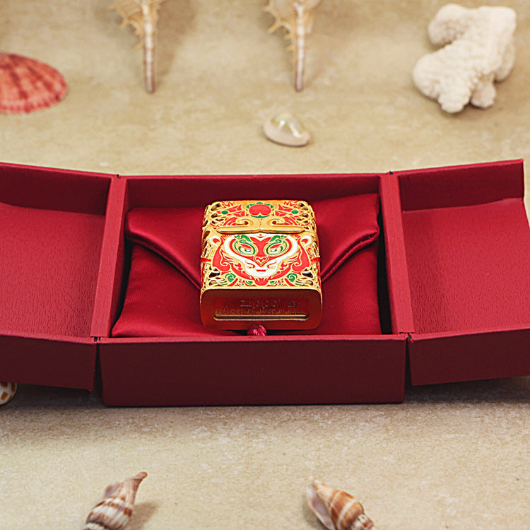 Zippo Solid 3d-embossed Crimson WuKong Case - CM45