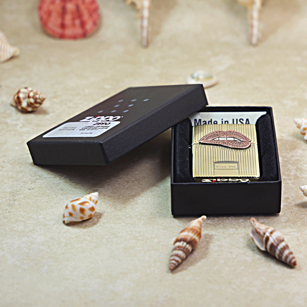 Zippo Premium Shine Bronze Copper Lips - CC65