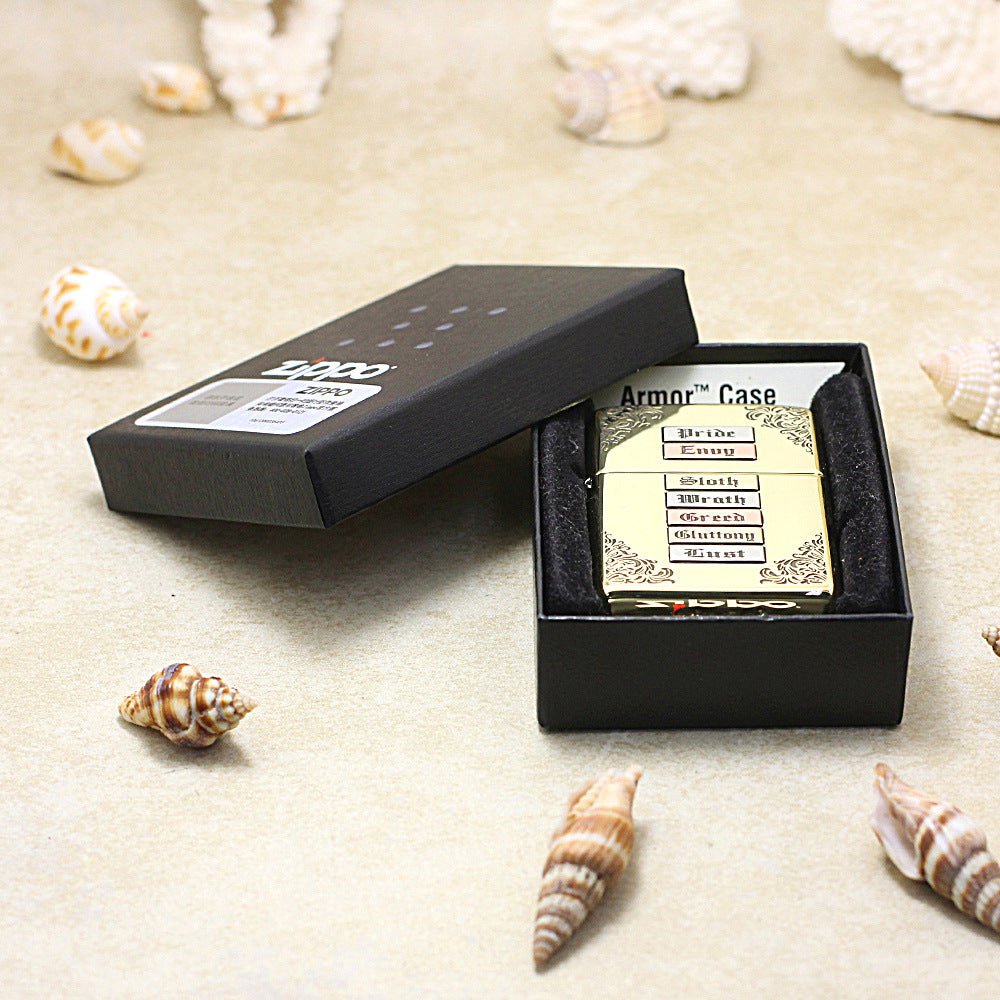 Zippo Premium Shine Bronze Seven Deadly Sins - CC96