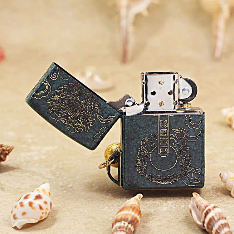 Zippo 'Qilin' Intricate Carve with Charm - DS113