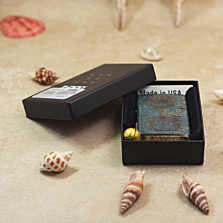 Zippo 'Qilin' Intricate Carve with Charm - DS113