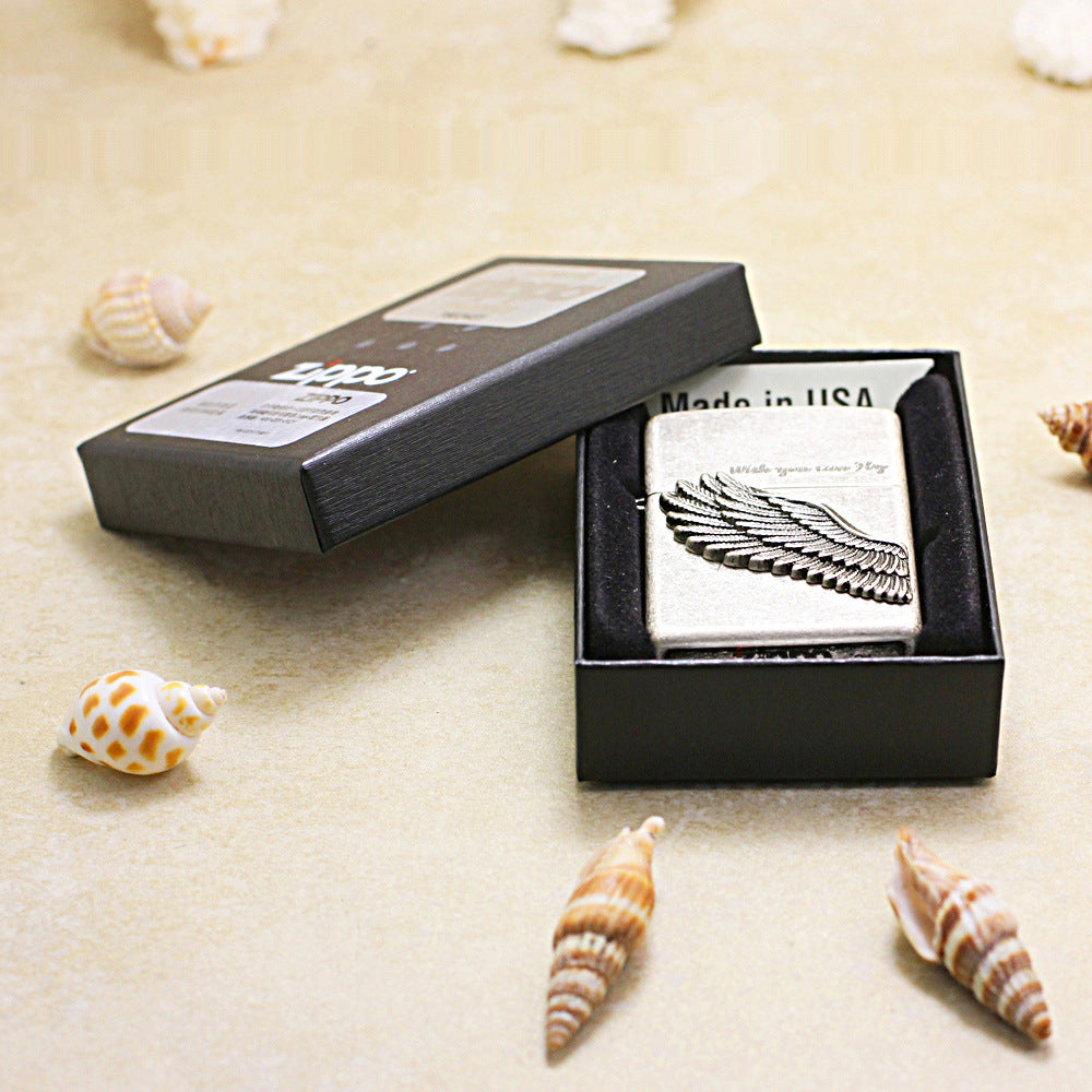 Zippo Vintage Argent Fly Higher Angel Wing Version - KR18