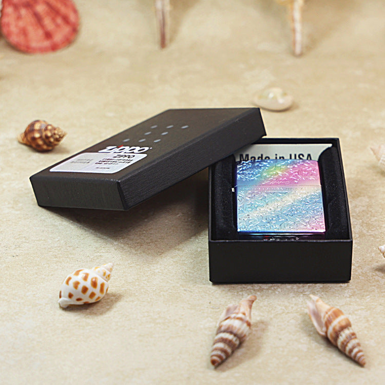 Zippo Limited Version Rainbow Iridescent Arabesque Botanical - DS158