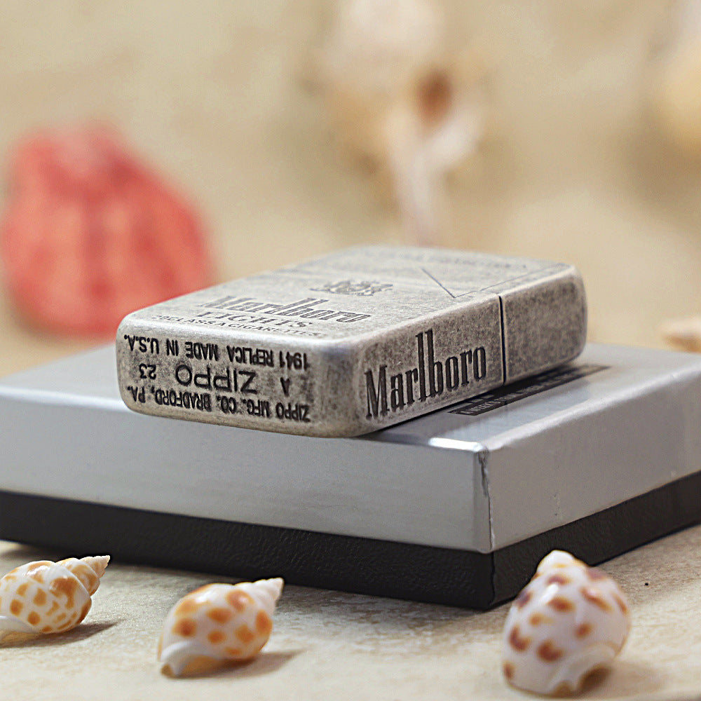 Zippo Marlboro Lights Membership Edition – Antique Silver Finish - MC04