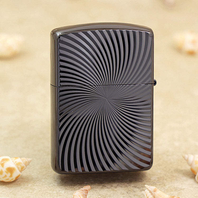 Zippo Heavy-duty Obsidian Ice Titanium Swirl - JP31