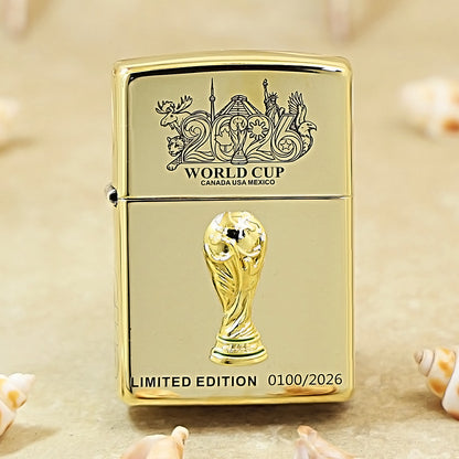Zippo World Cup 2026 Limited Edition Brass Lighter - 254BWC