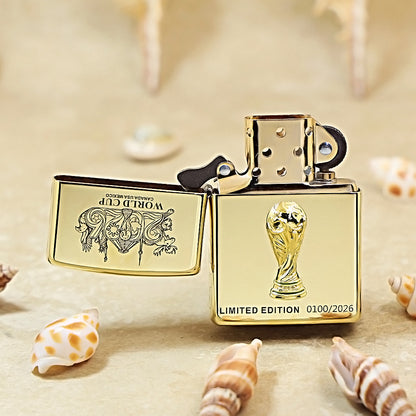 Zippo World Cup 2026 Limited Edition Brass Lighter - 254BWC