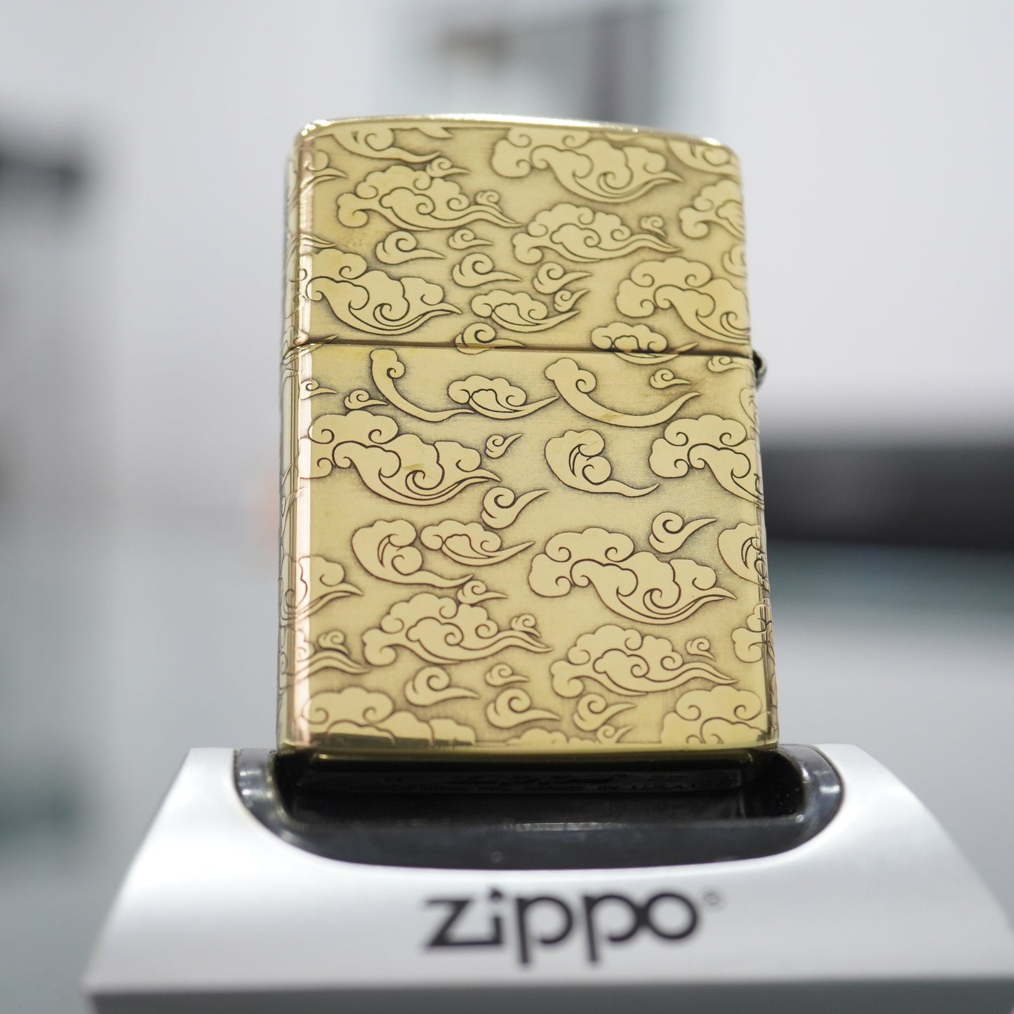 Zippo Chiseled Serpent Solid Bronze Heavy-duty Intricate Engraved 5-Sided - CC165