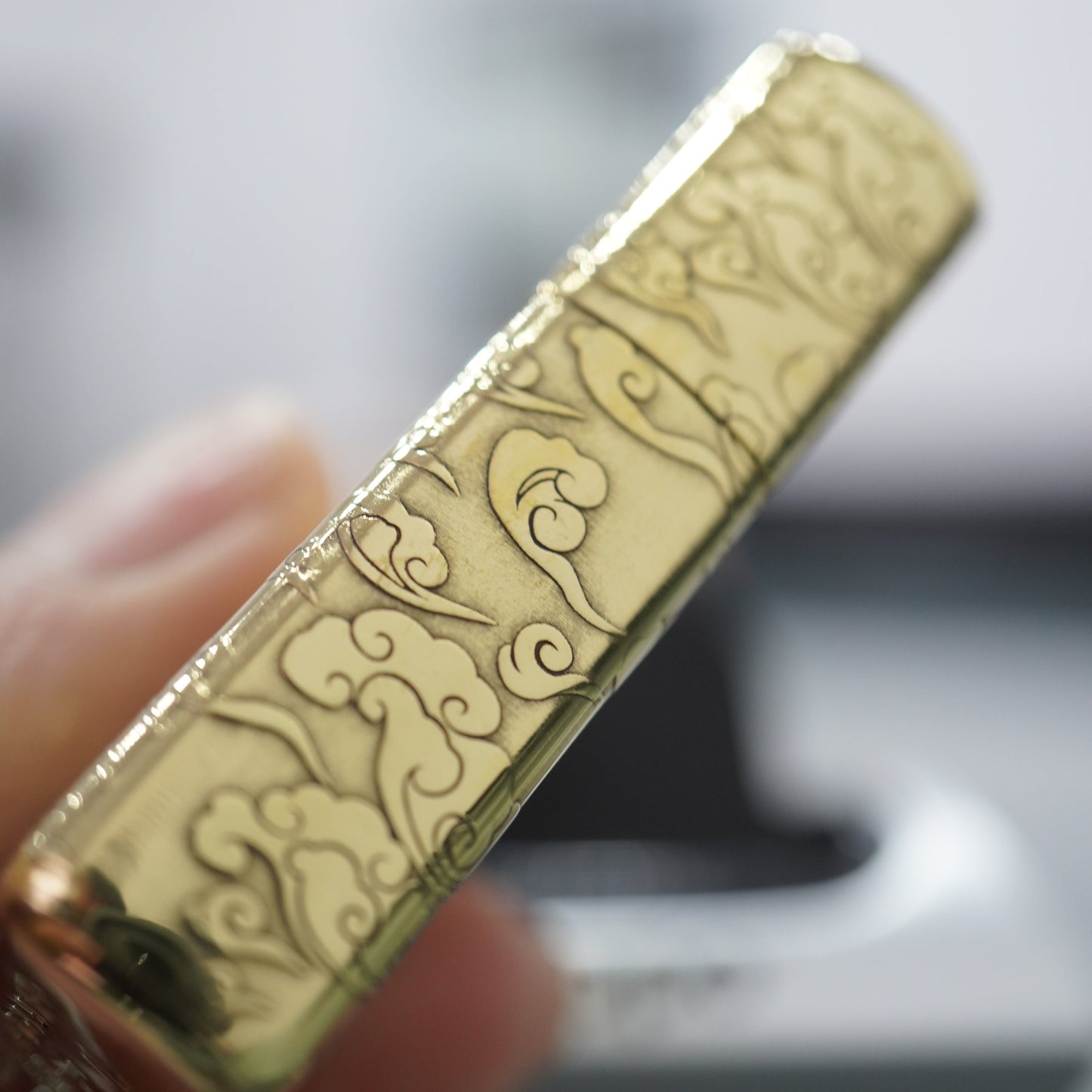 Zippo Chiseled Serpent Solid Bronze Heavy-duty Intricate Engraved 5-Sided - CC165