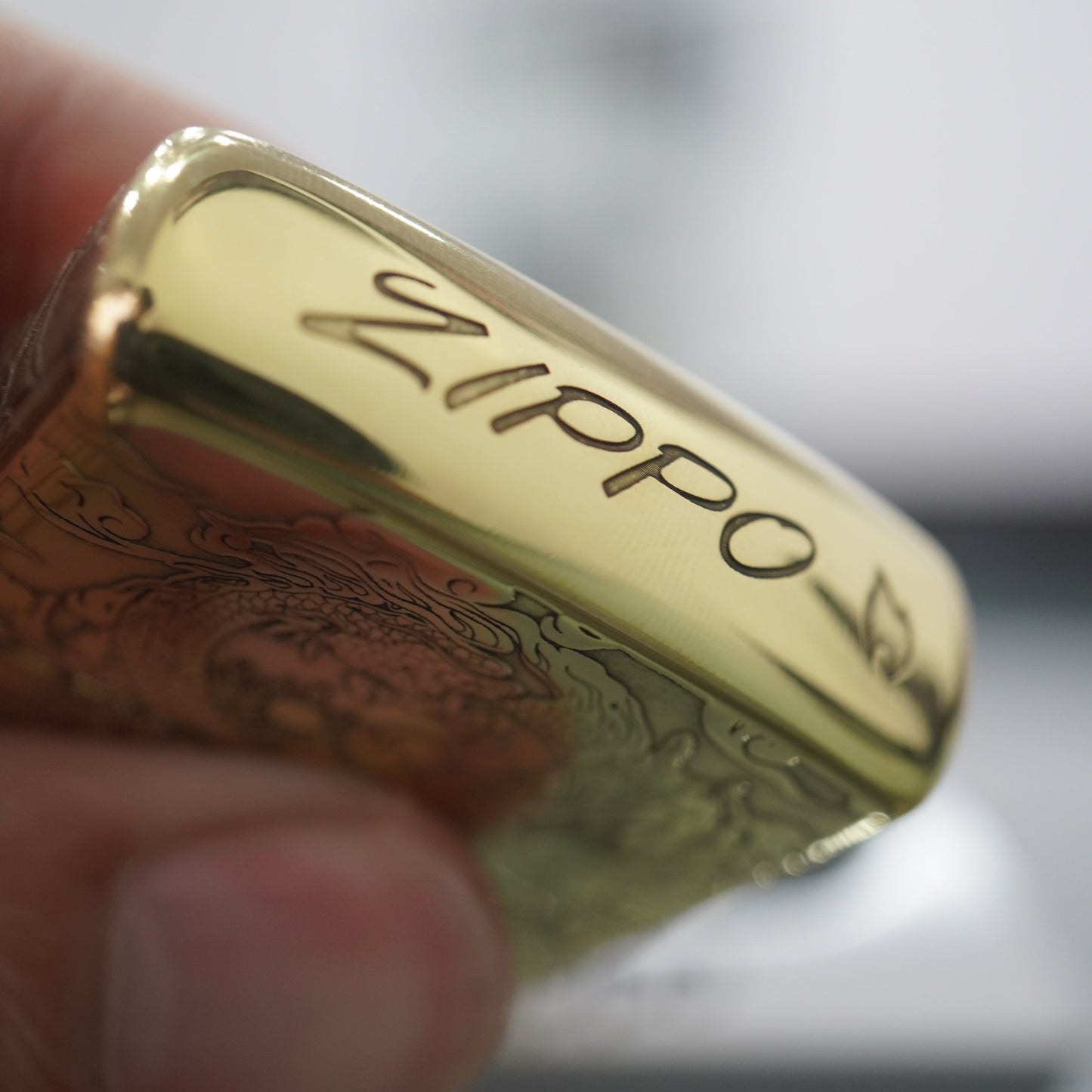 Zippo Chiseled Serpent Solid Bronze Heavy-duty Intricate Engraved 5-Sided - CC165