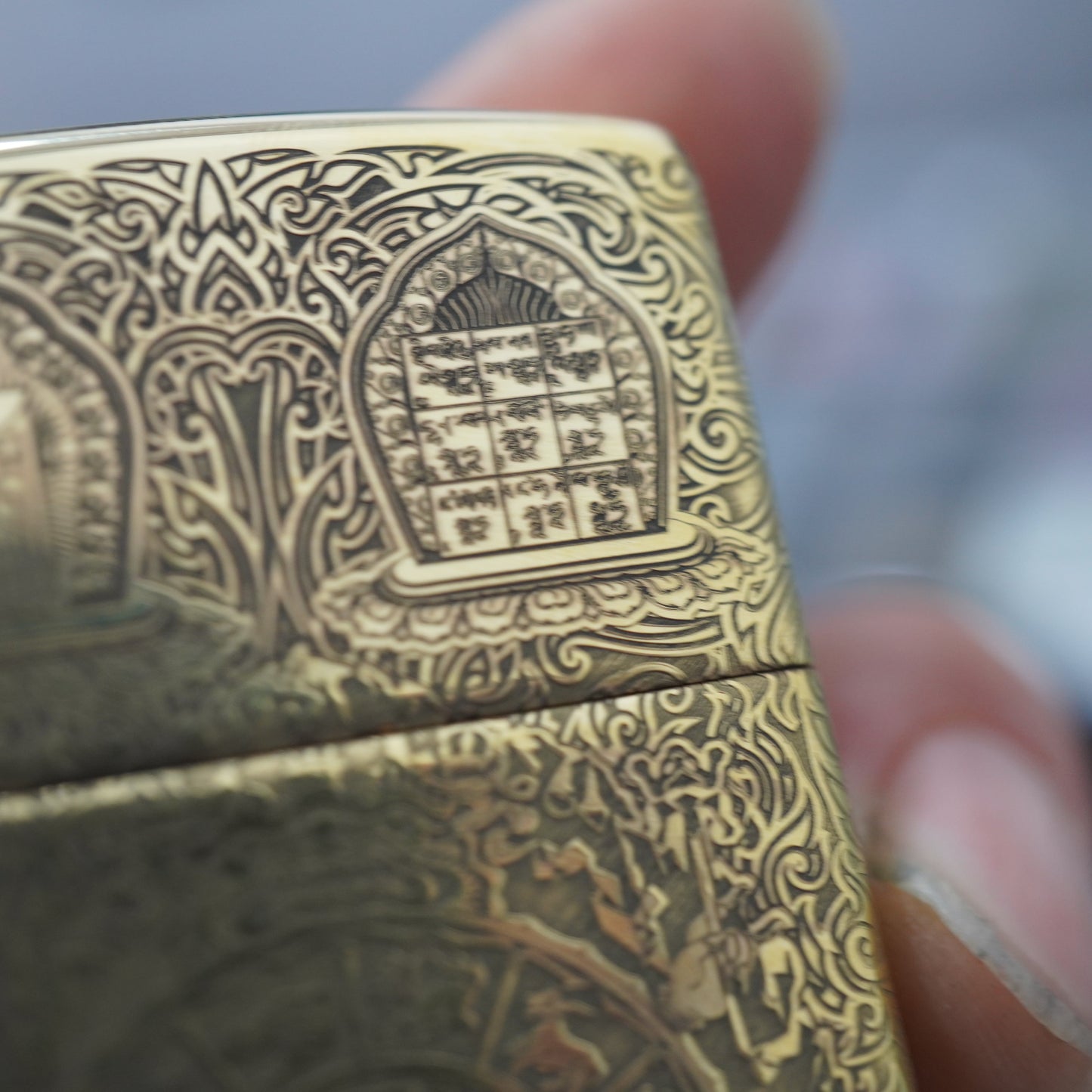 Zippo Heavy-duty Vintage Bronze Nine Palaces Eight Trigrams - CC100