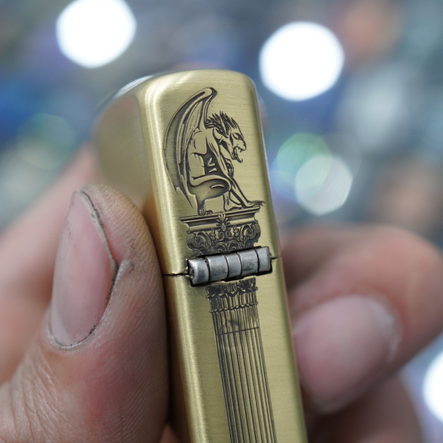 Zippo Heavy-duty Vintage Bronze 'Masonic All-Seeing Eye' - CC11