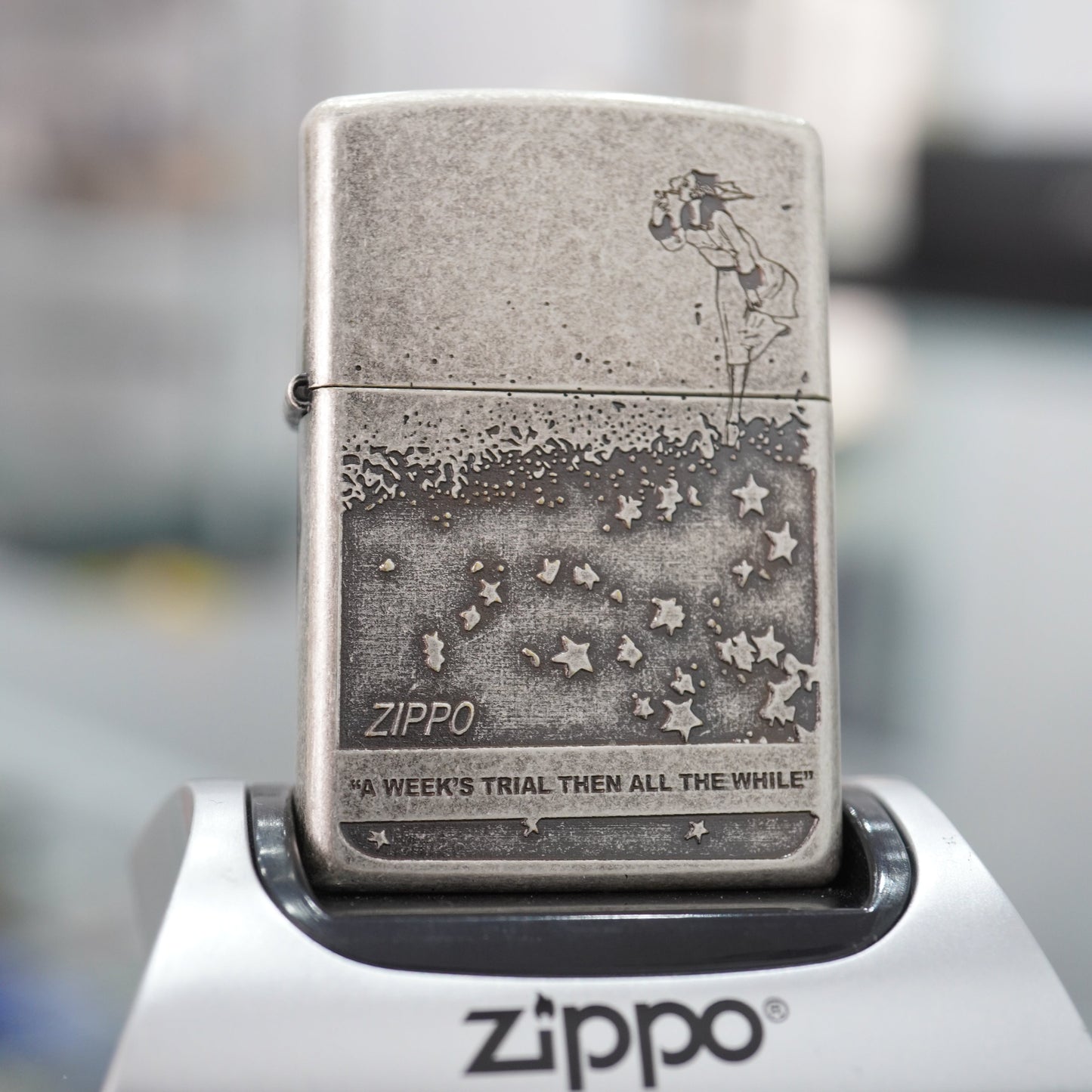 Zippo Vintage Argent Lady in the Wind - DS154