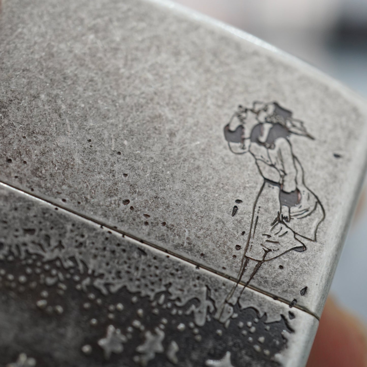 Zippo Vintage Argent Lady in the Wind - DS154