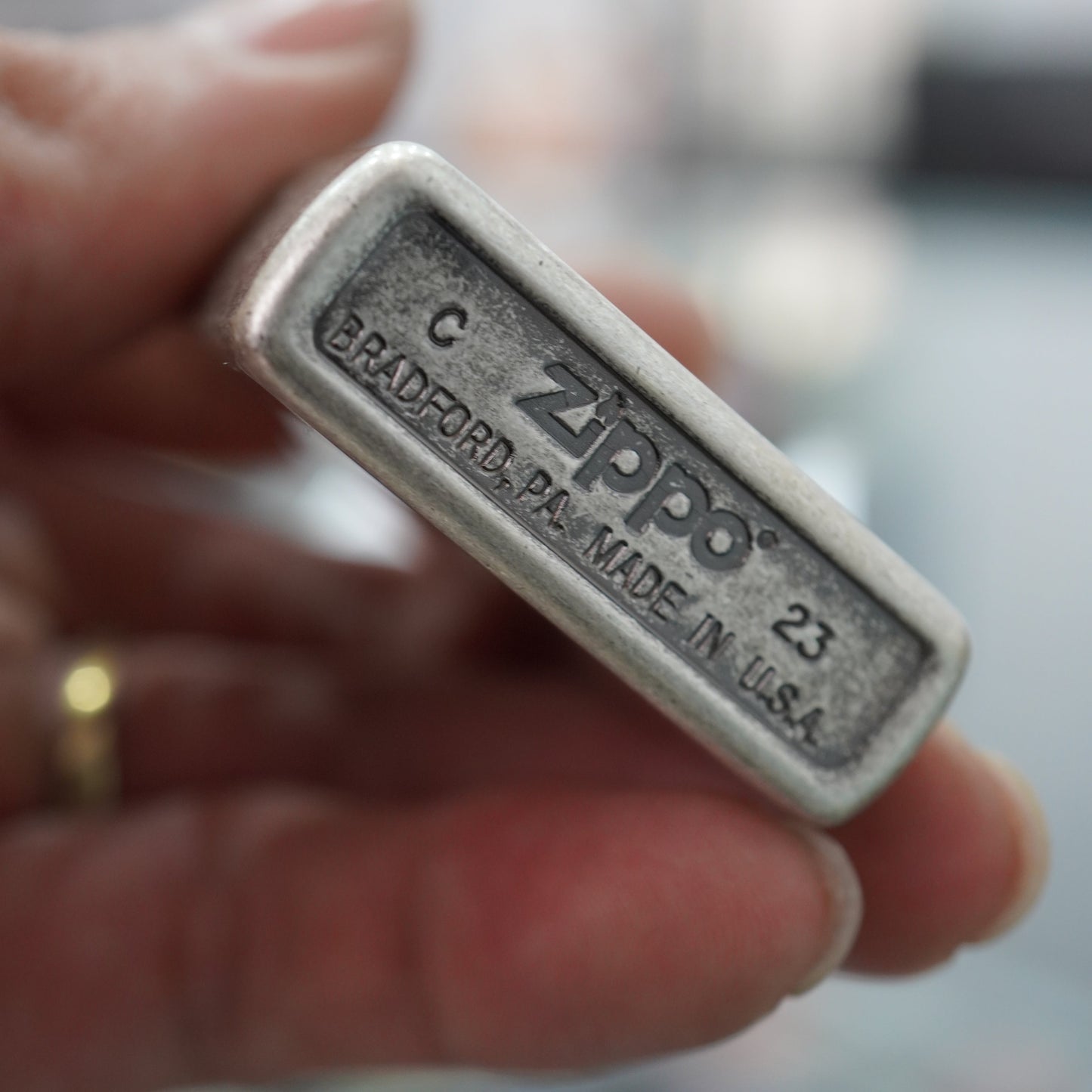 Zippo Vintage Argent Lady in the Wind - DS154