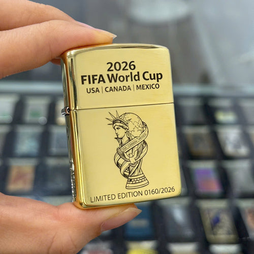 Zippo Armor World Cup 2026 Limited Edition Brass Lighter - 169WC