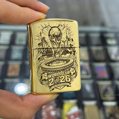 Zippo Armor World Cup 2026 Limited Edition Brass Lighter - 169WC