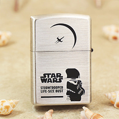 Zippo Smoked Silver Star Wars 205-DS208