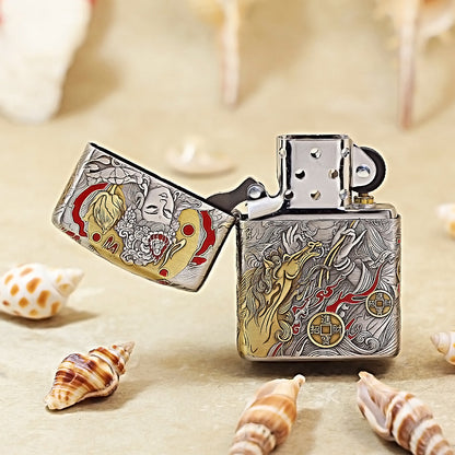 Zippo Great Master of Might Relief Engraving 162-DS264