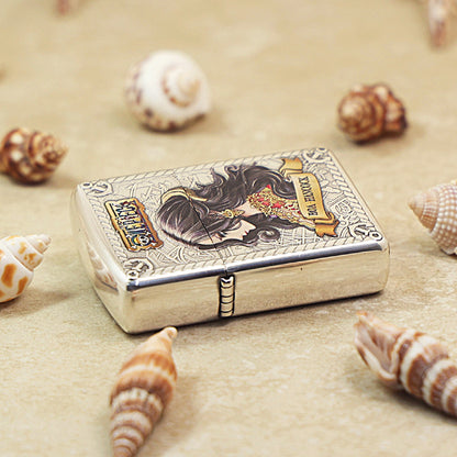 Zippo Silver-Plated Boa Hancock Relief Engraved 162-DS304