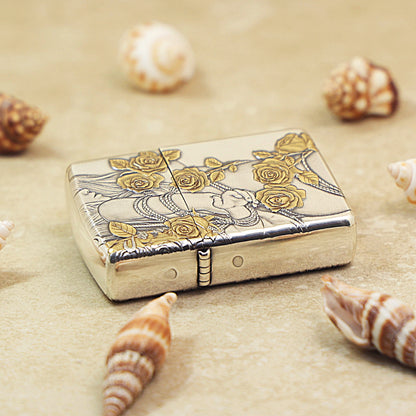 Zippo Armor Rose Girl 162-DS206