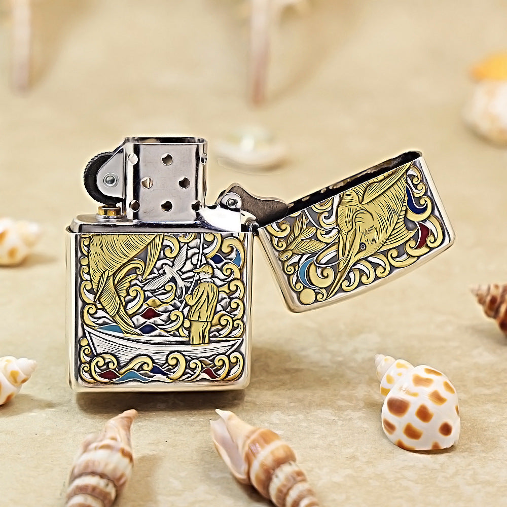 Zippo Old Fisherman & Scorpion 162-DS225