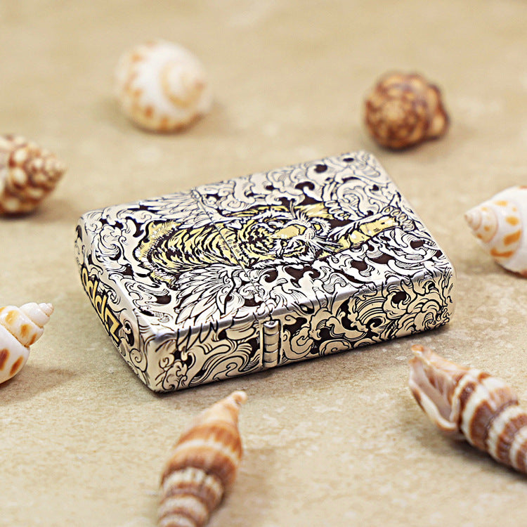 Zippo 3D Relief Engraving 'Tiger with Wings' 168-DS300