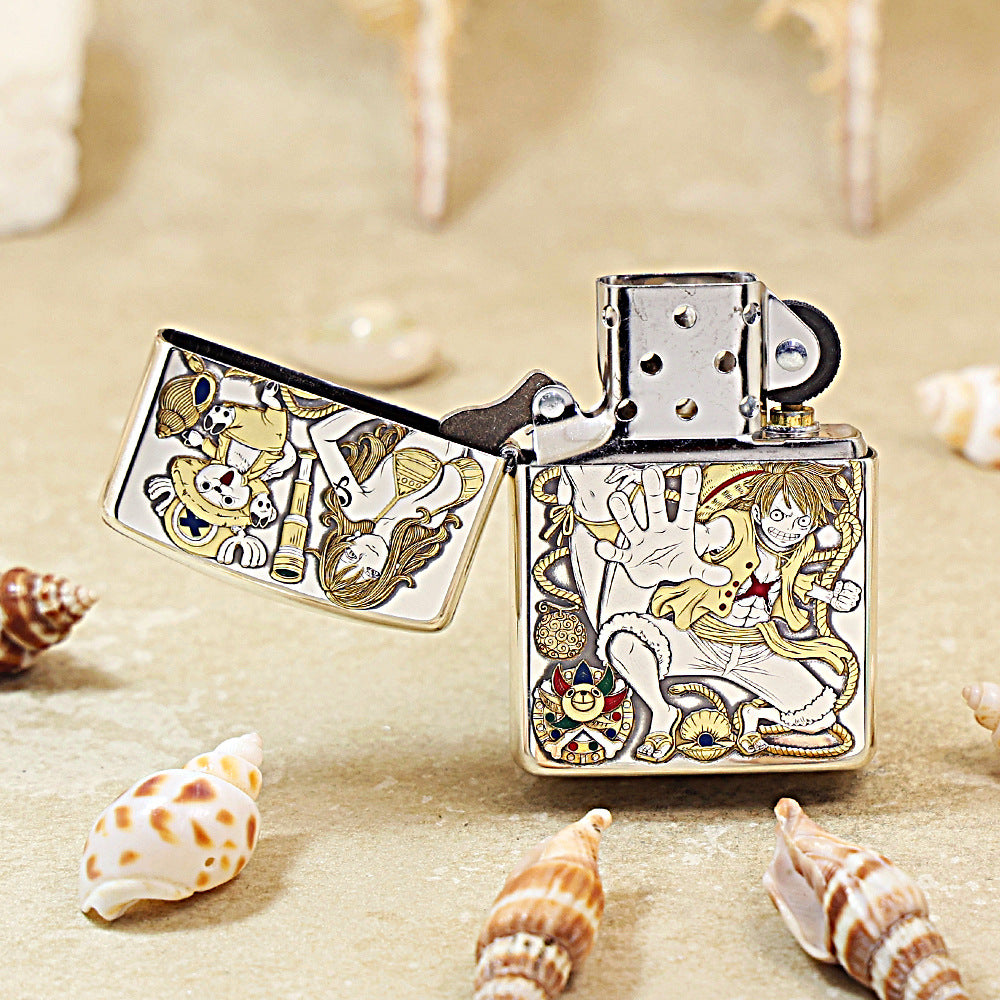 Zippo Straw Hat Pirates-One Piece Engraving 162-DS238