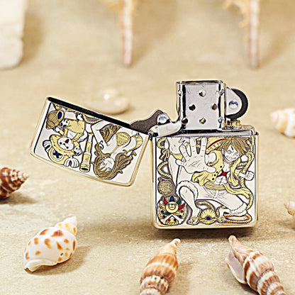 Zippo Straw Hat Pirates-One Piece Engraving 162-DS238