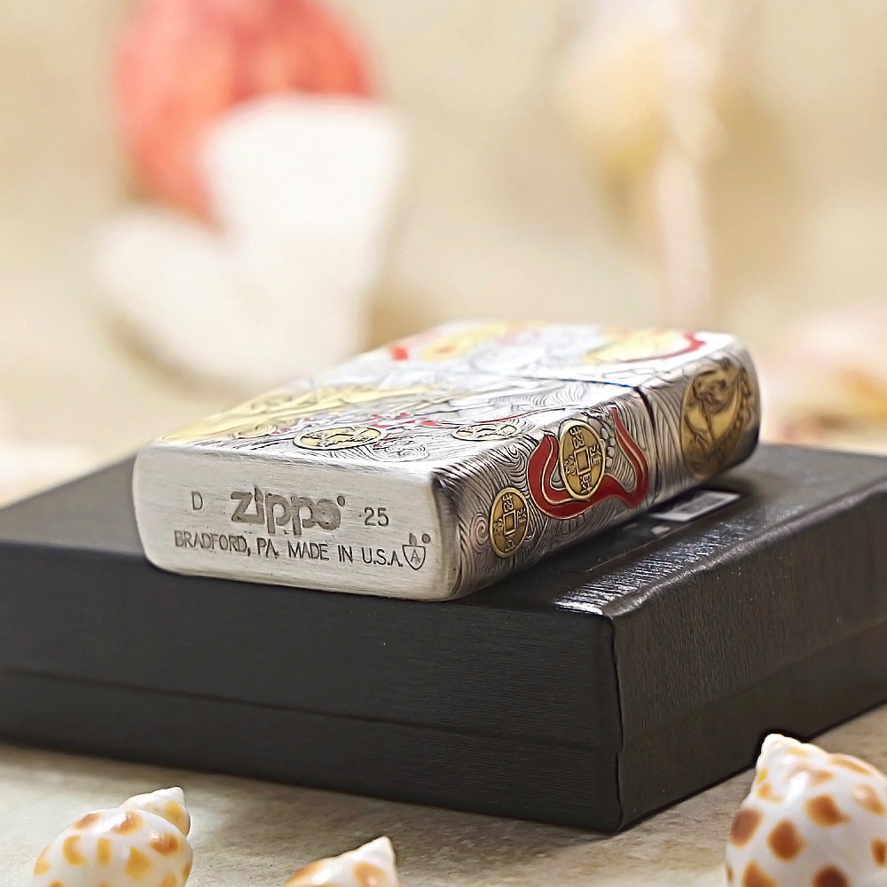 Zippo Great Master of Might Relief Engraving 162-DS264