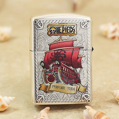 Zippo Silver-Plated Boa Hancock Relief Engraved 162-DS304