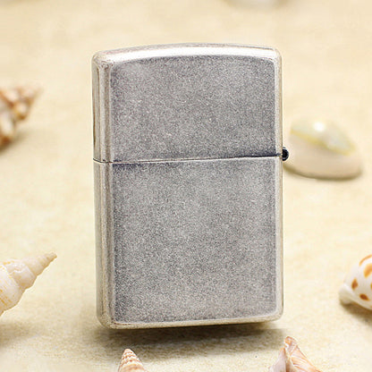 Zippo Antique Silver Crafted Douglas MacArthur Portrait DS309