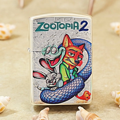 ZIPPO Silver-Plated Zootopia 2 Painted 162-DS263