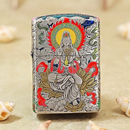 Zippo Armor Auspicious Guanyin 162-DS249