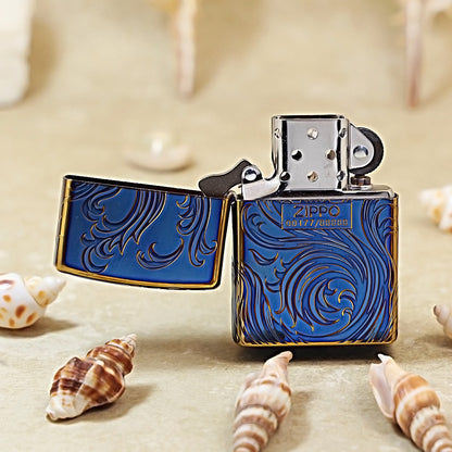 Zippo Cobalt Blue-Eternal Wave DS247