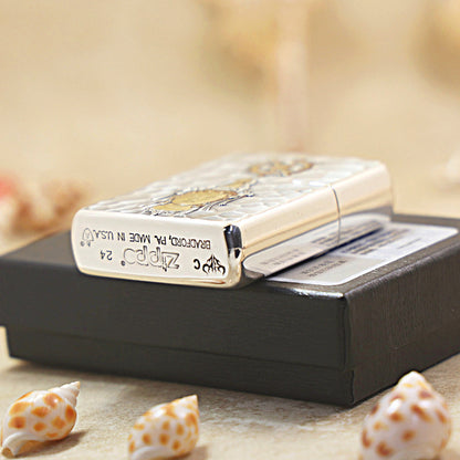 Zippo Armor Guan Xin & Arowana Engraving 162-DS295