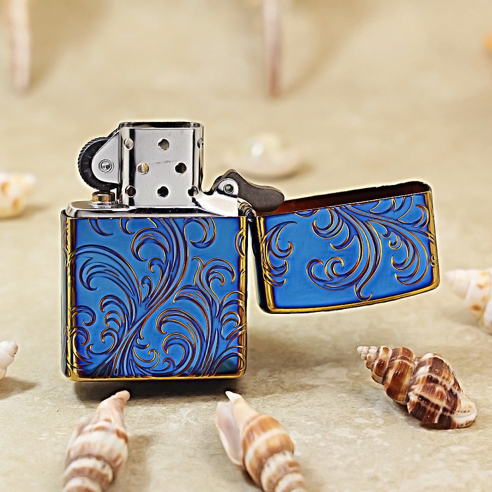 Zippo Cobalt Blue-Eternal Wave DS247