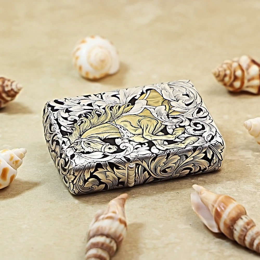Zippo Embossed Horse Design 168-DS219