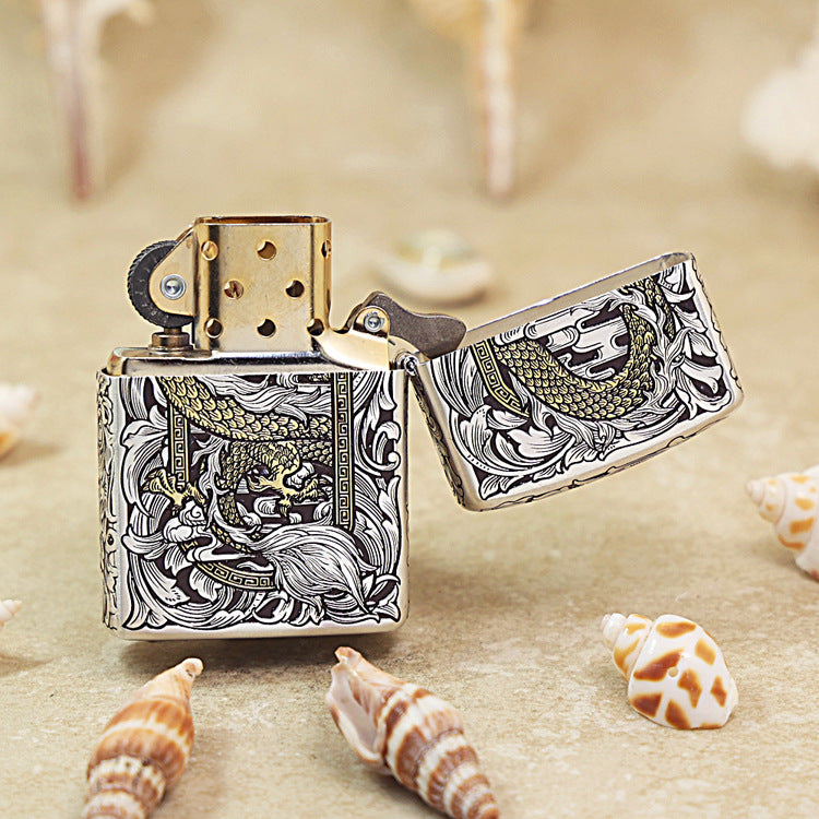 Zippo Dual-Tone Cloud Dragon DS188