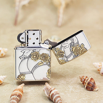 Zippo Armor Rose Girl 162-DS206
