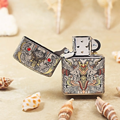 Zippo Armor Inlaid White Crane Boy 162-DS278